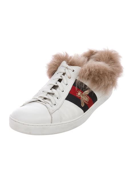 gucci ace fur lined sneakers|gucci ace sneakers price increase.